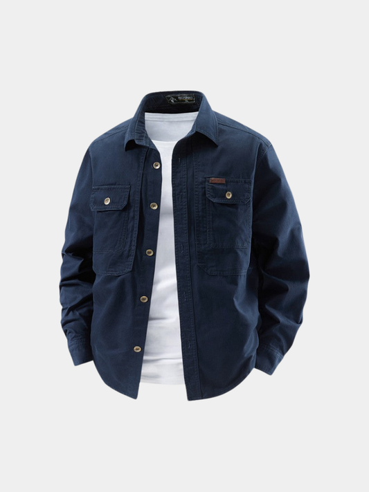 MaisonVirel-Paris | CHEMISE UTILITAIRE À MANCHES LONGUES POUR HOMME