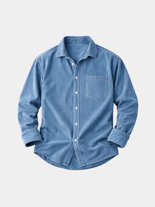 MaisonVirel-Paris | CHEMISE CLASSIQUE EN VELOURS CÔTELÉ POUR HOMMES