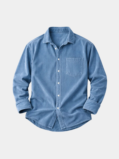 MaisonVirel-Paris | CHEMISE CLASSIQUE EN VELOURS CÔTELÉ POUR HOMME