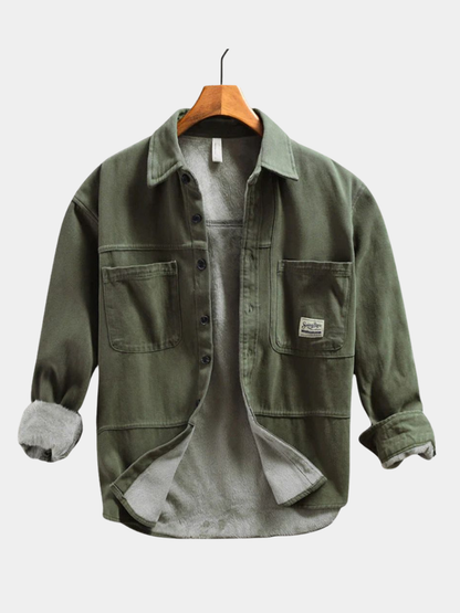MaisonVirel-Paris | CHEMISE CARGO EN POLAIRE POUR HOMME