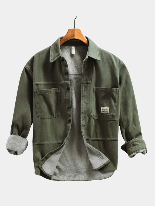MaisonVirel-Paris | CHEMISE CARGO EN POLAIRE POUR HOMME