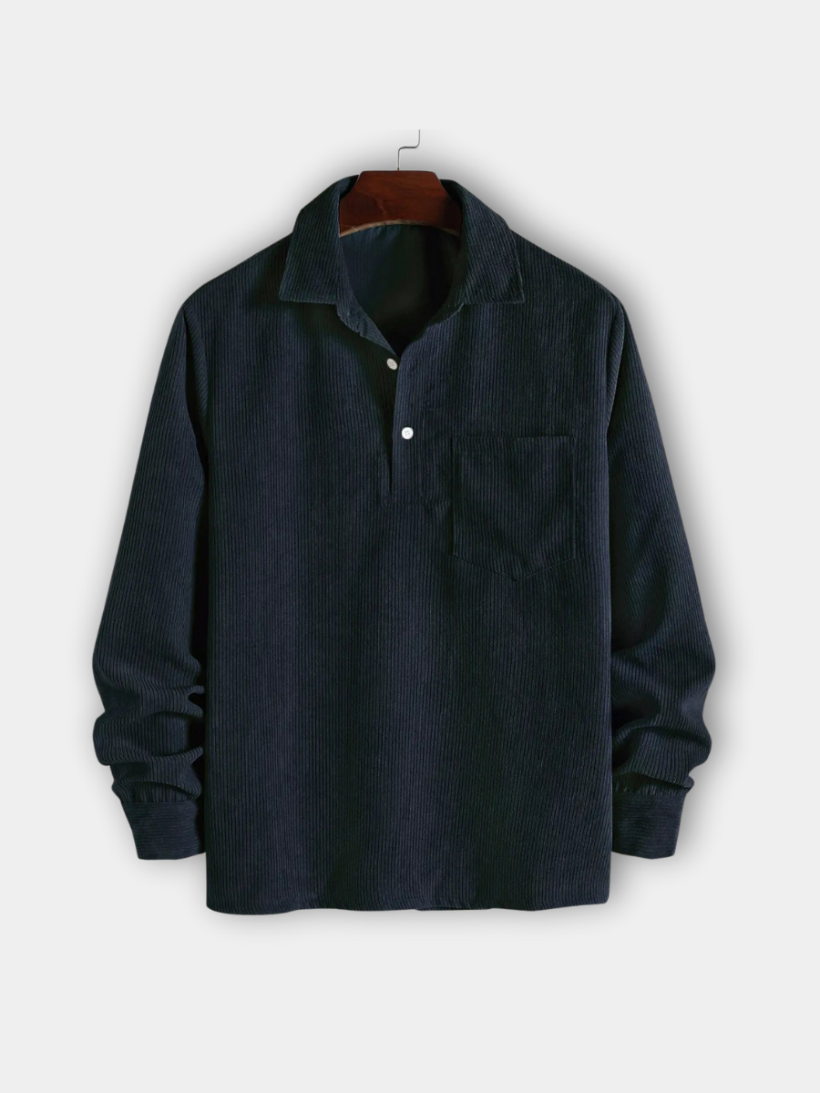 MaisonVirel-Paris | CHEMISE MANCHES LONGUES DEMI-BOUTONS POUR HOMME