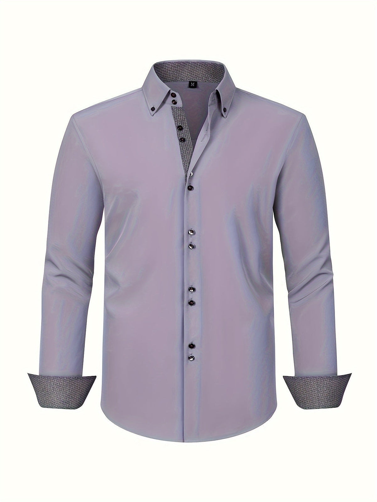 DELACROIX | CHEMISE ÉLÉGANTE LÉGÈRE AVEC DÉTAILS CONTRASTÉS