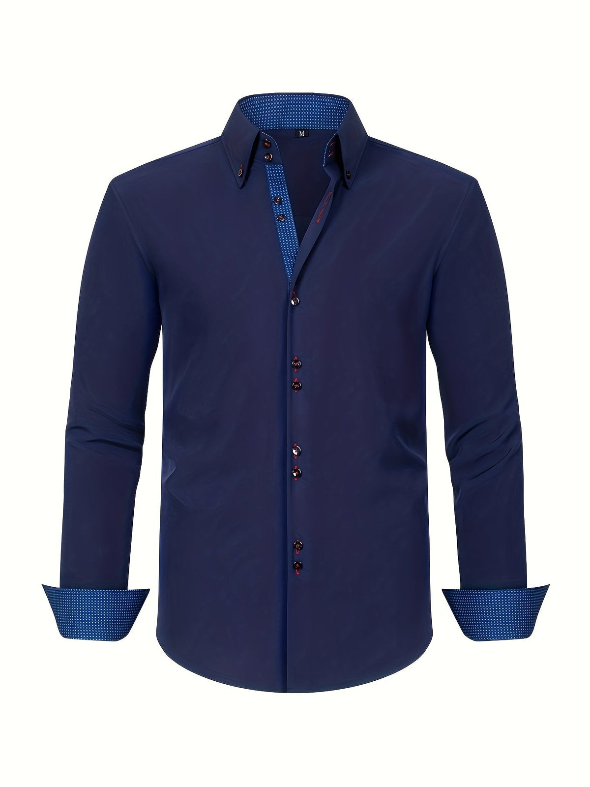 DELACROIX | CHEMISE ÉLÉGANTE LÉGÈRE AVEC DÉTAILS CONTRASTÉS