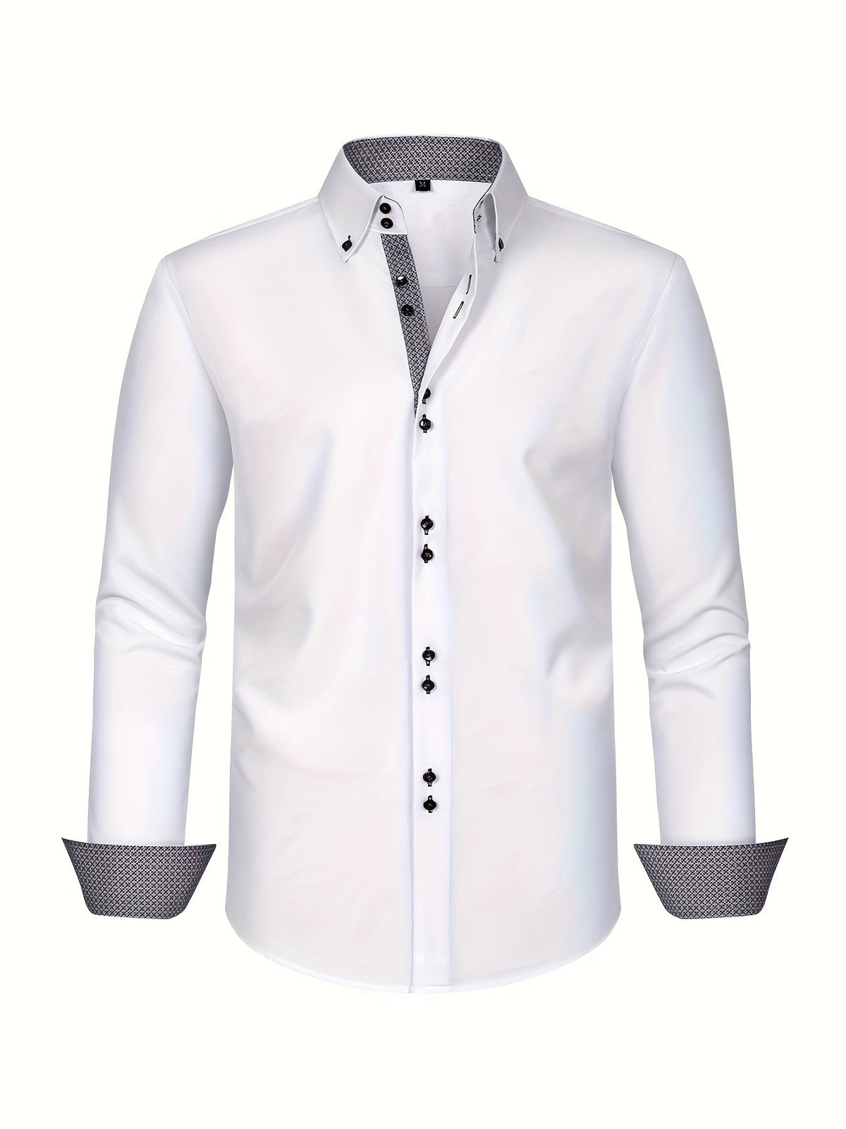 DELACROIX | CHEMISE ÉLÉGANTE LÉGÈRE AVEC DÉTAILS CONTRASTÉS