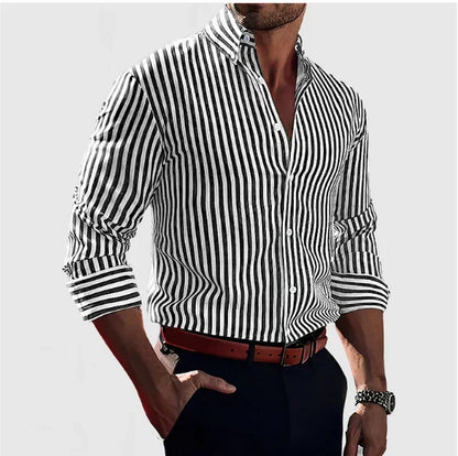 DELACROIX | CHEMISE À RAYURES DÉCIDÉES POUR HOMME