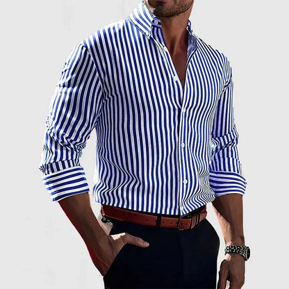 DELACROIX | CHEMISE À RAYURES DÉCIDÉES POUR HOMME