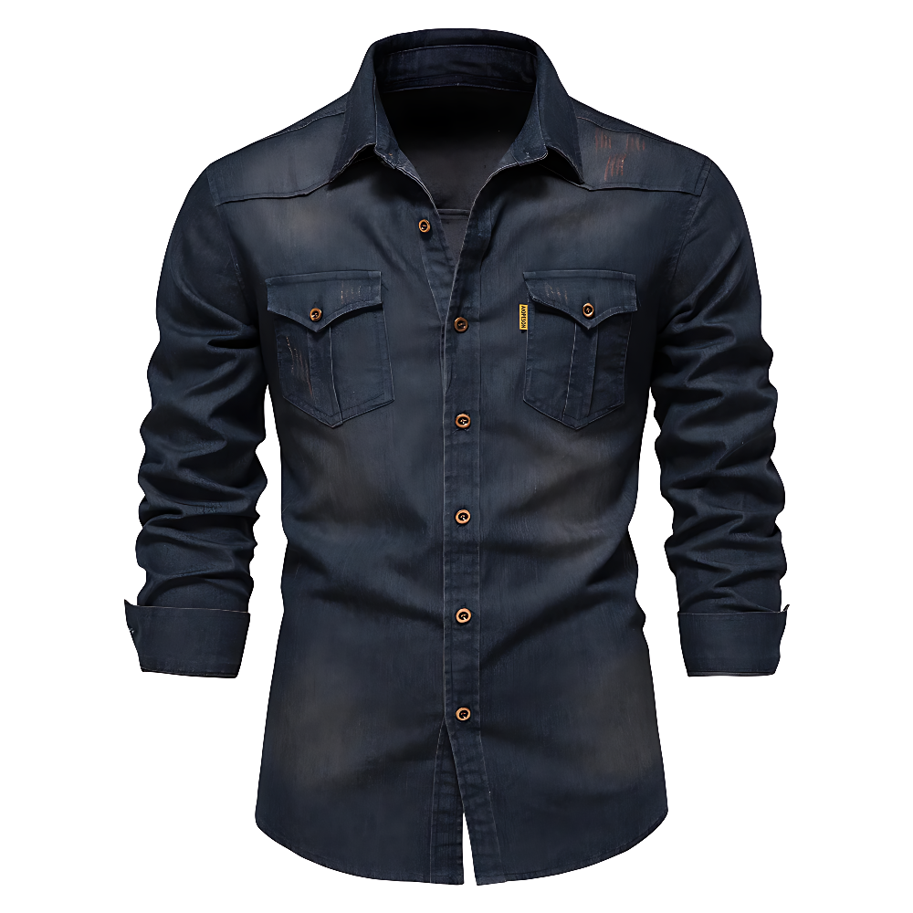MaisonVirel-Paris | CHEMISE EN DENIM POUR HOMME