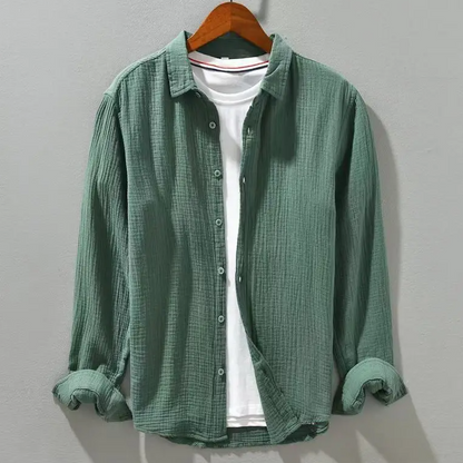 DELACROIX | CHEMISE ÉLÉGANTE EN COTON DOUX COMME DE LA SOIE