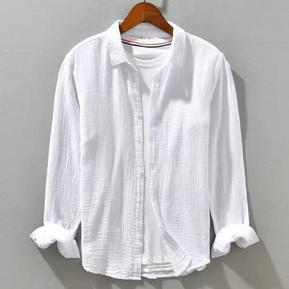 DELACROIX | CHEMISE ÉLÉGANTE EN COTON DOUX COMME DE LA SOIE